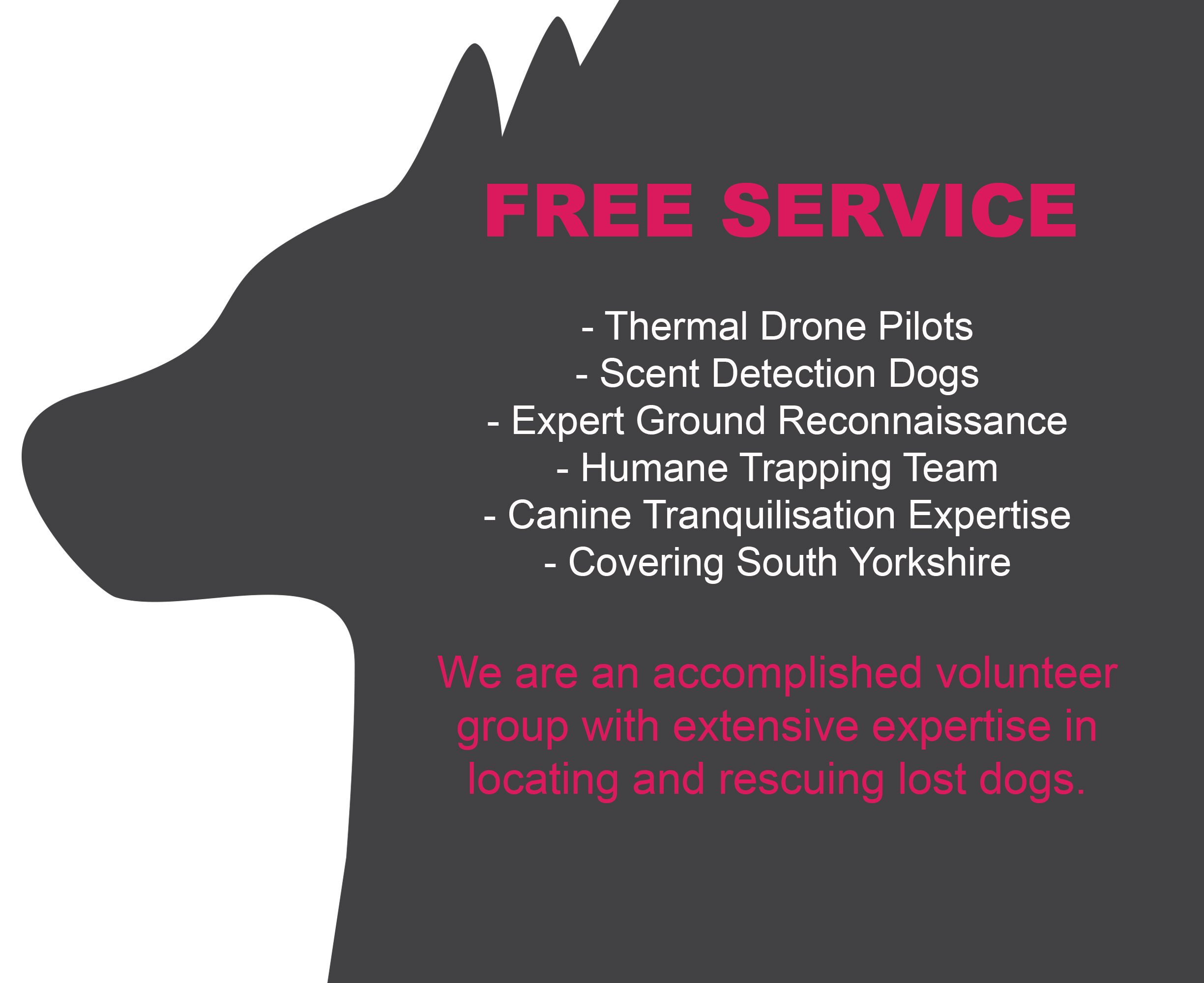 K9-RSQ Lost Dog Trapping Team - Free Service